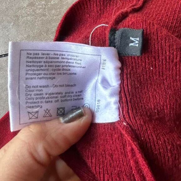 Vintage red butterfly sweater - Picture 7 of 7